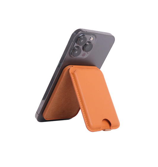 Airtaged Card Case with Magnetic Phone Stand