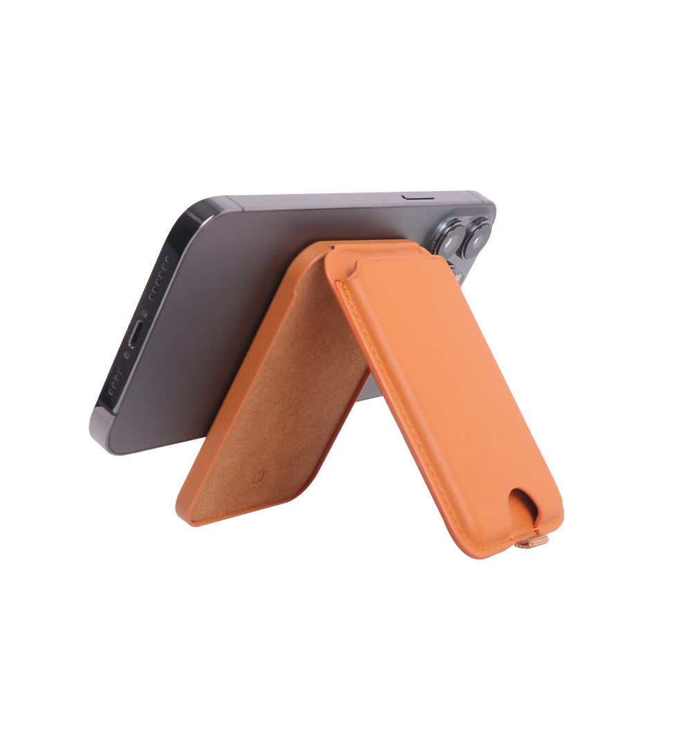 Airtaged Card Case with Magnetic Phone Stand