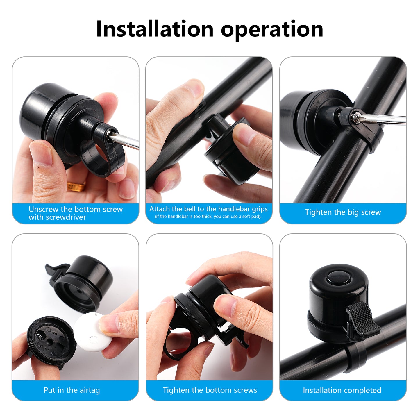 Airtaged-bike bell